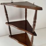 Small corner wall shelf