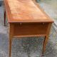 Bureau Louis XVI en bois  et cuir du 19ème
