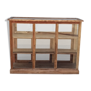 vitrine en bois ancien
