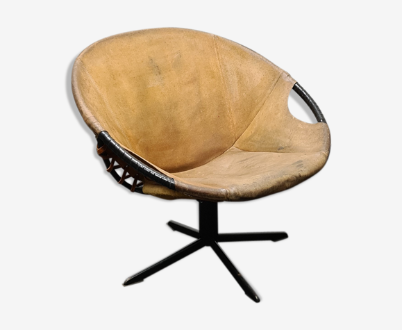 Chaise pivotante vintage Lusch & Co