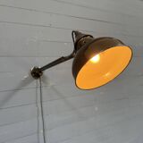 Early Rademacher wall lamp with large enamel shade