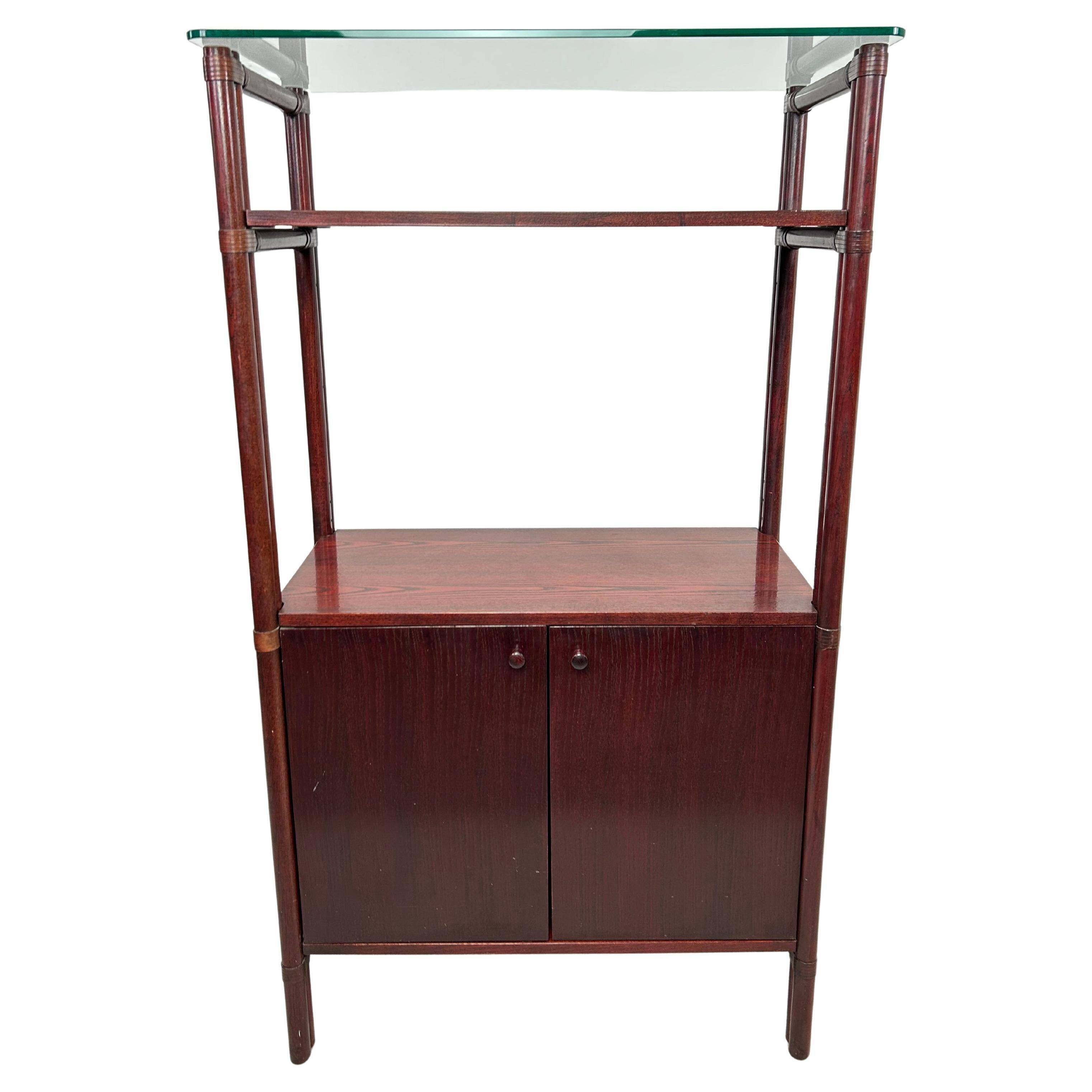 Mid-century modern bamboo wardrobe by Gervasoni