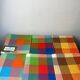 Vintage plaid cotton napkins