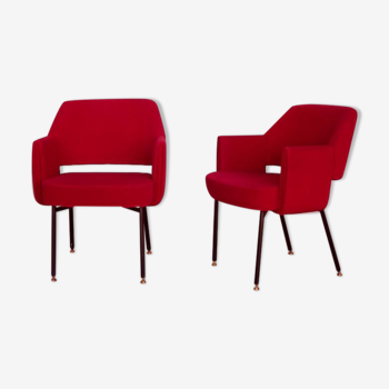 Pair of armchairs of Marc and Pierre Simon