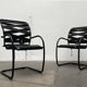 Fauteuils cantilevered Canasta postmodernes italiens par Heron Parigi pour Heron Parigi Design, années 1980, lot de 4