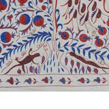 Hand knotted rug, vintage Turkish rug 109x186 cm