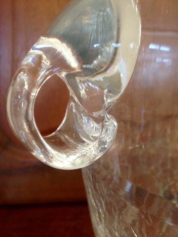 Seau à champagne en cristal