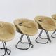 Set of 4 Pan Am dining chairs by Gastone Rinaldi for Rima Italy 1970s