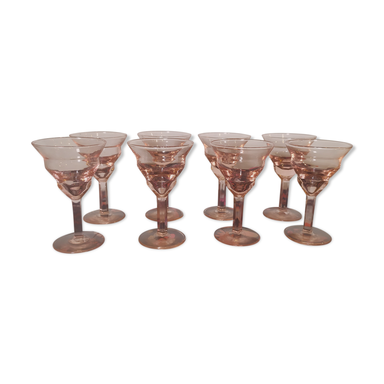 Art Deco digestive glasses