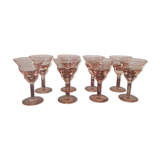 Art Deco digestive glasses