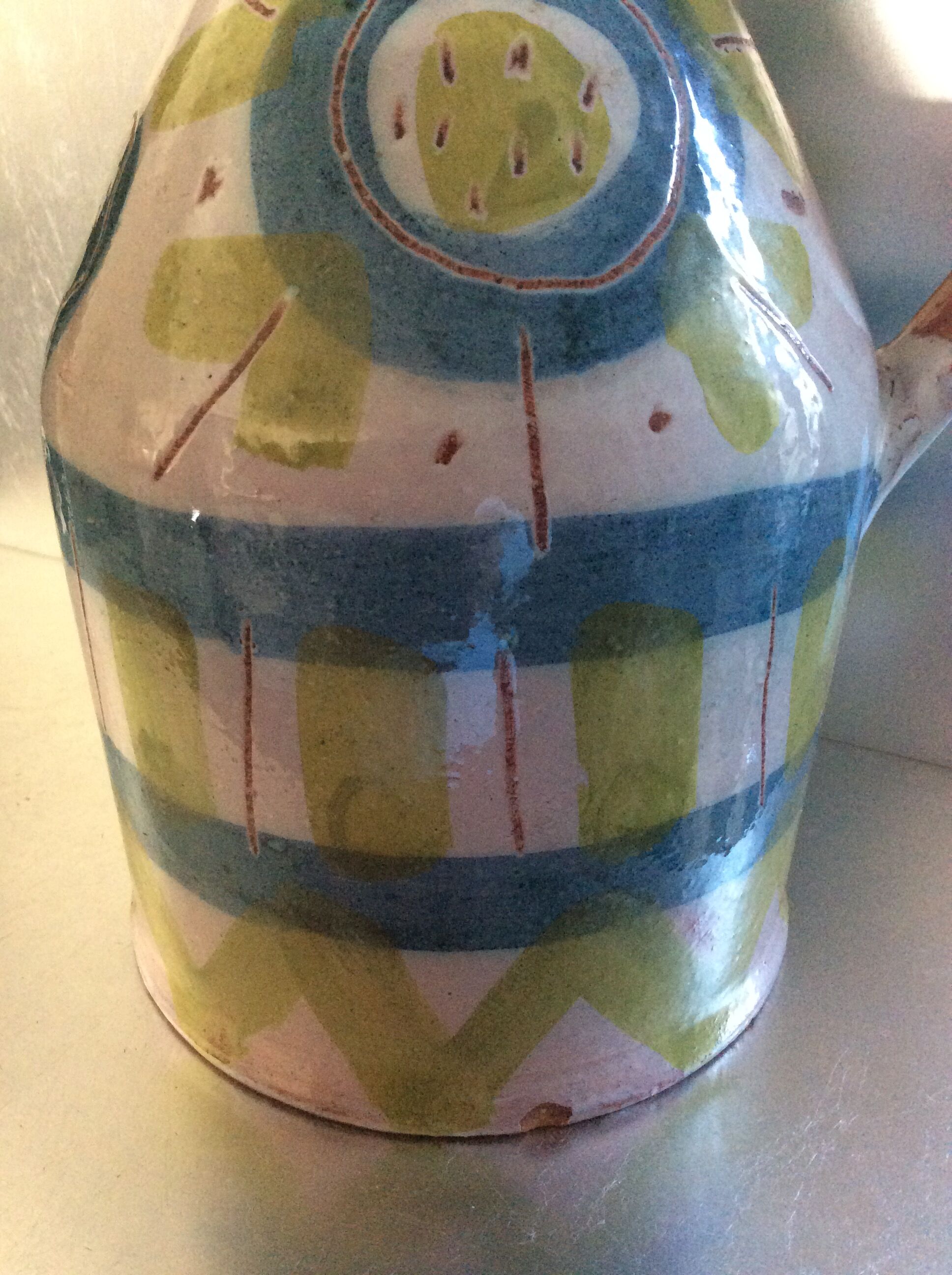 Vintage ceramic pitcher 60-70 Made in Sweden