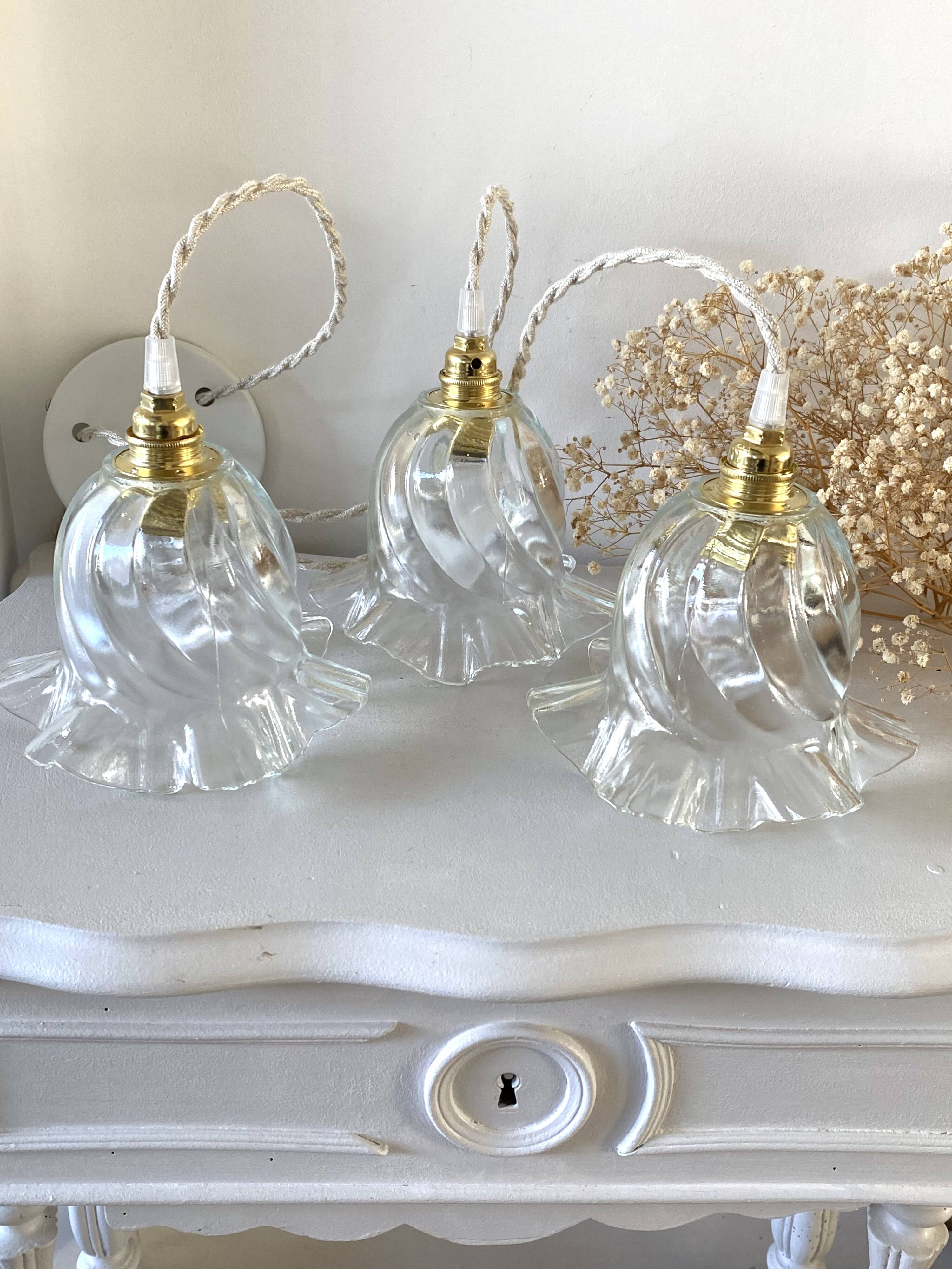 Vintage waterfall pendant light