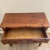 Chest of drawers cherry front crossbow bronze handles