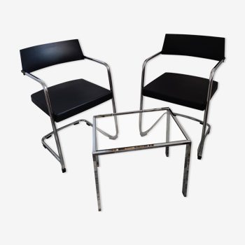 Set of two designer office chairs