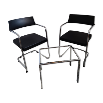 Set of two designer office chairs