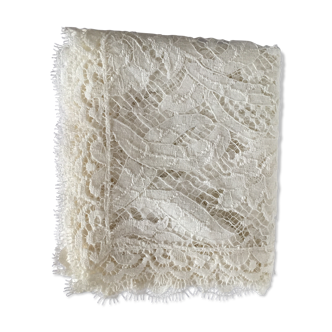 Old lace tablecloth
