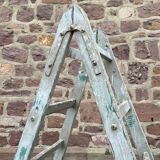 Large vintage ladder painter's stepladder 1950 vintage step ladder