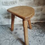Tabouret de traite tripode ancien
