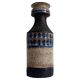 Scandinavian Modern Chamotte Vase, Dark Brown & Cream Glaze, Denmark