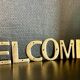 Lettres laiton welcome
