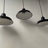 Enameled sheet metal lamps