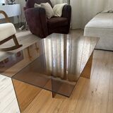 Glass coffee table