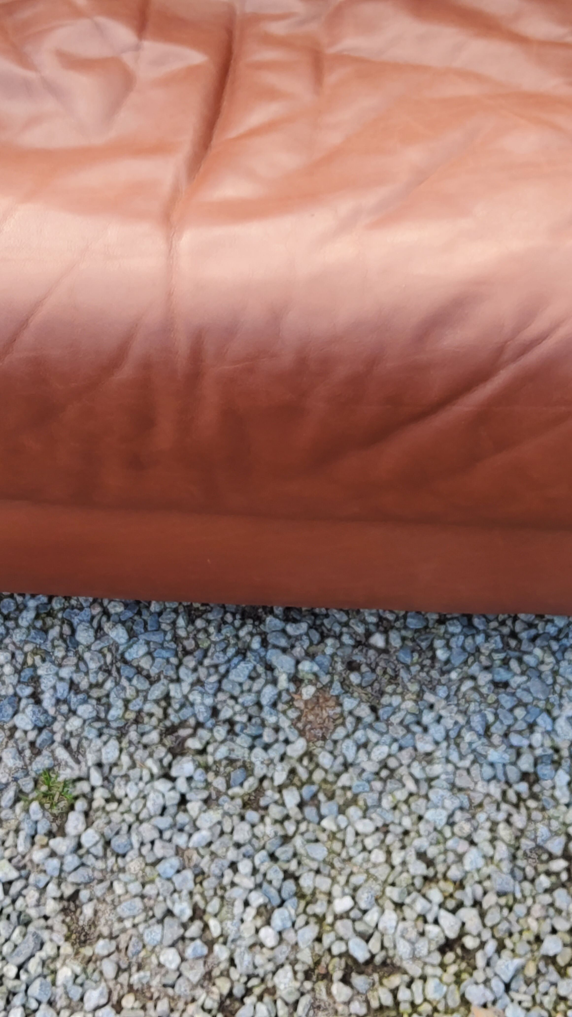 Pair of armchairs and De Sede sofa in cognac leather from the 70s/80s