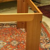 Mid-Century Modern Italian Square Light Wood Coffee Table by Piero Lissoni for Cassina, 1960s