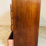 Vintage dresser, five drawers, one door, 60/70