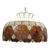 Mother-of-pearl shell pendant light Floral decor
