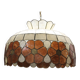 Suspension luminaire coquillage nacre Decor floral