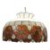 Suspension luminaire coquillage nacre Decor floral