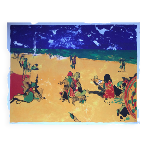 Lithographiesignée .la - ciel