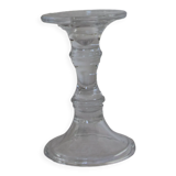 Large glass candle holder