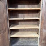 Aero-blasted oak wardrobe