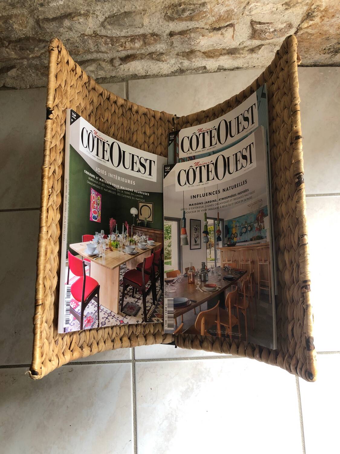 Porte revues gateleg en chêne