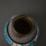 Pyrogen in Longwy XXth enamels with scraper