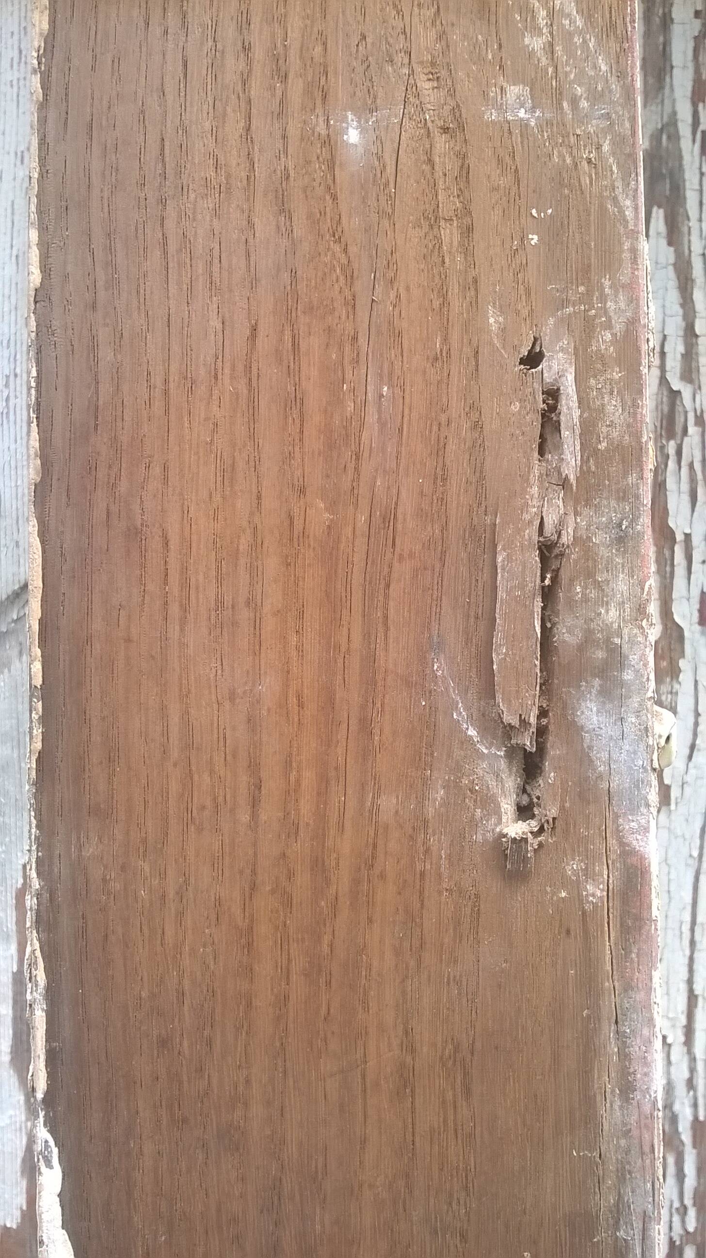 Porte mouluré avec cadre xix eme