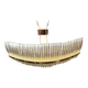 Contemporary luxury "triedro" sail chandelier
