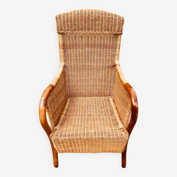 Rattan armchair