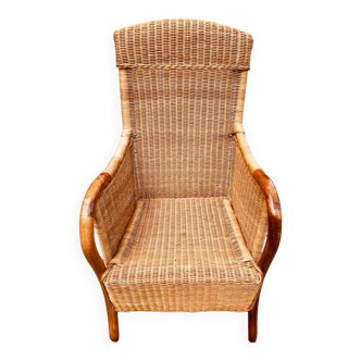 Rattan armchair