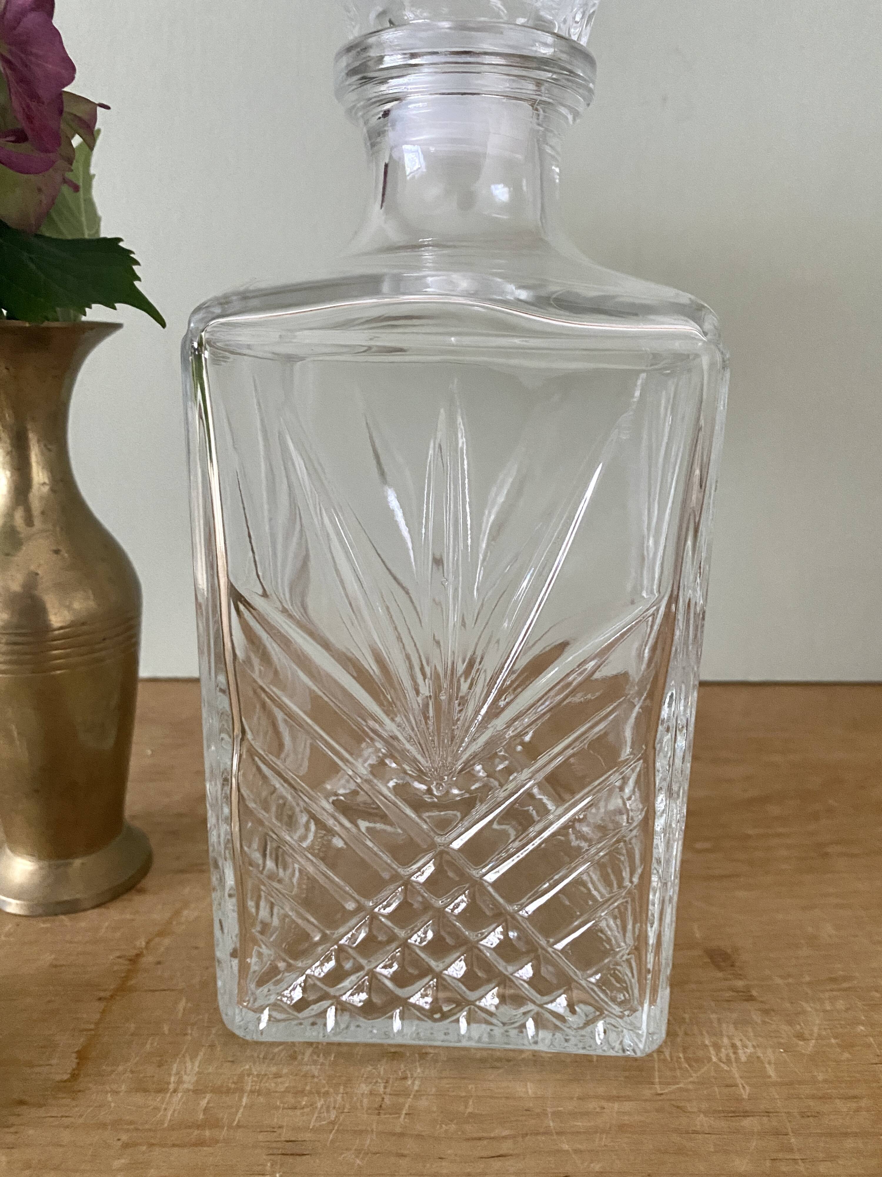 Vintage whiskey decanter