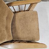 Pair of 50" Brutalist armchairs