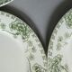 Set of 6 flat plates Sarreguemines