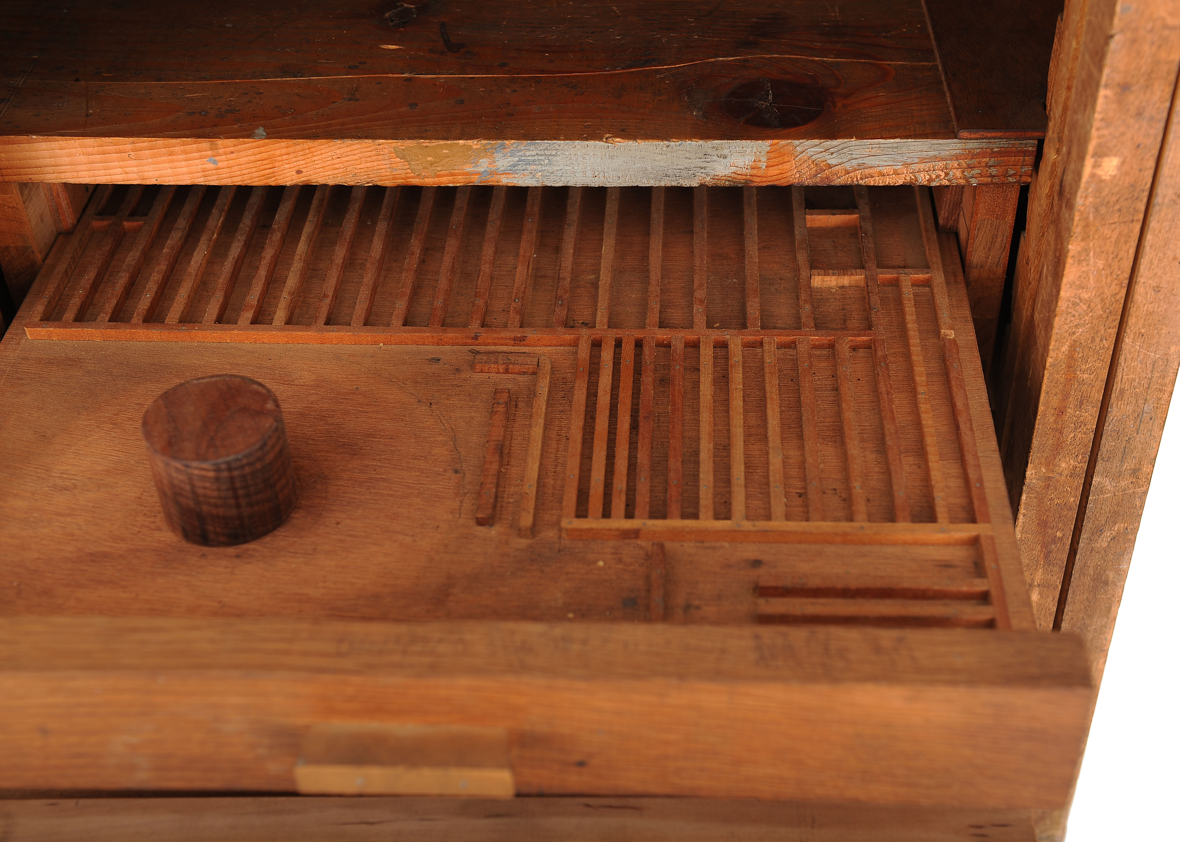 Wooden cabinet of the 1950s