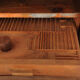 Wooden cabinet of the 1950s