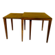 Danish mid - century rosewood nest of 2 tables, 1960s