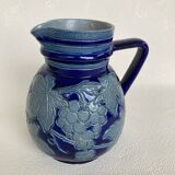 Betschdorf Alsace salt stoneware pitcher signed Schmitter Roger