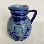 Betschdorf Alsace salt stoneware pitcher signed Schmitter Roger