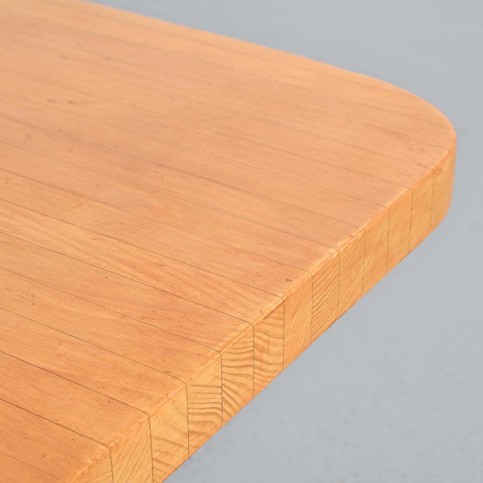 Table rise and fall for the Arcs, by Charlotte Perriand circa 1975